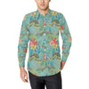 Sea Turtle Pattern Print Design T012 Men's Long Sleeve Shirt