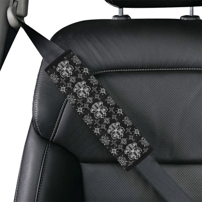 Cross Pattern Print Design 04 Car Seat Belt Cover