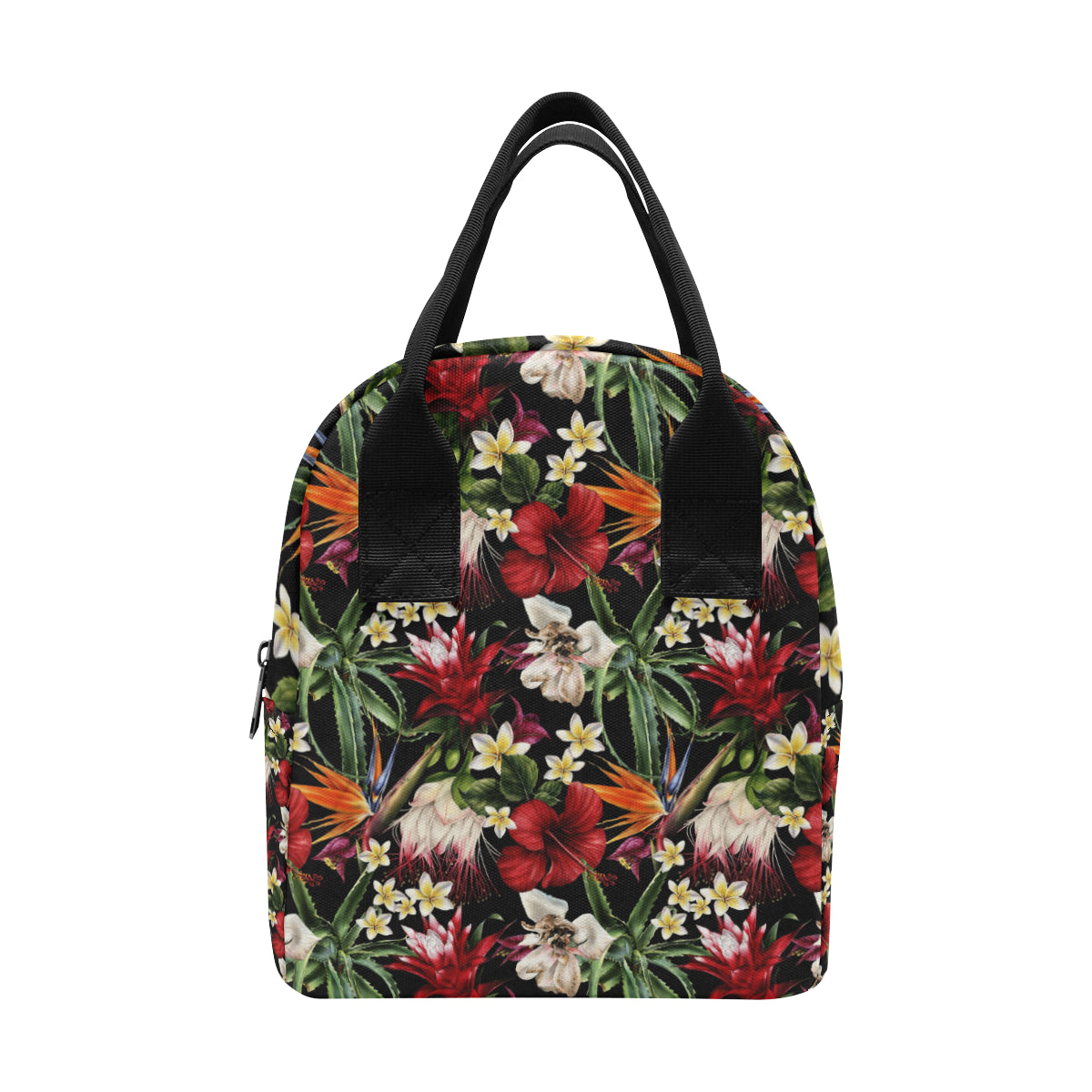 Summer Floral Pattern Print Design SF03 Insulated Lunch Bag