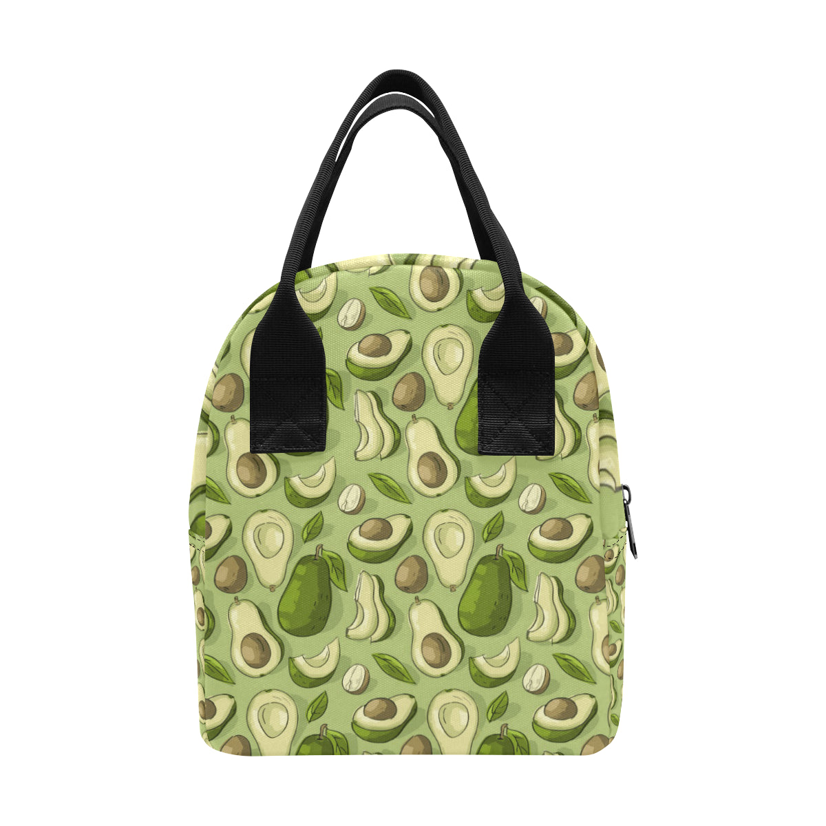 Avocado Pattern Print Design AC03 Insulated Lunch Bag