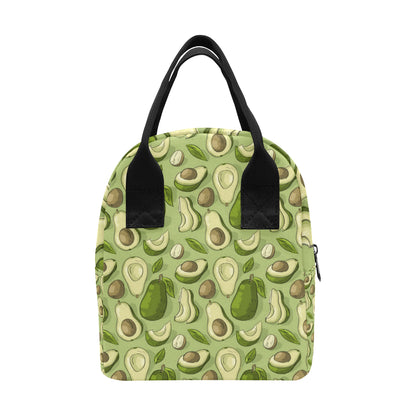Avocado Pattern Print Design AC03 Insulated Lunch Bag