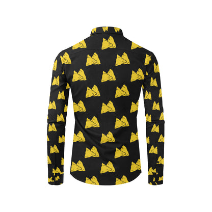 Nachos Pattern Print Design A02 Men's Long Sleeve Shirt