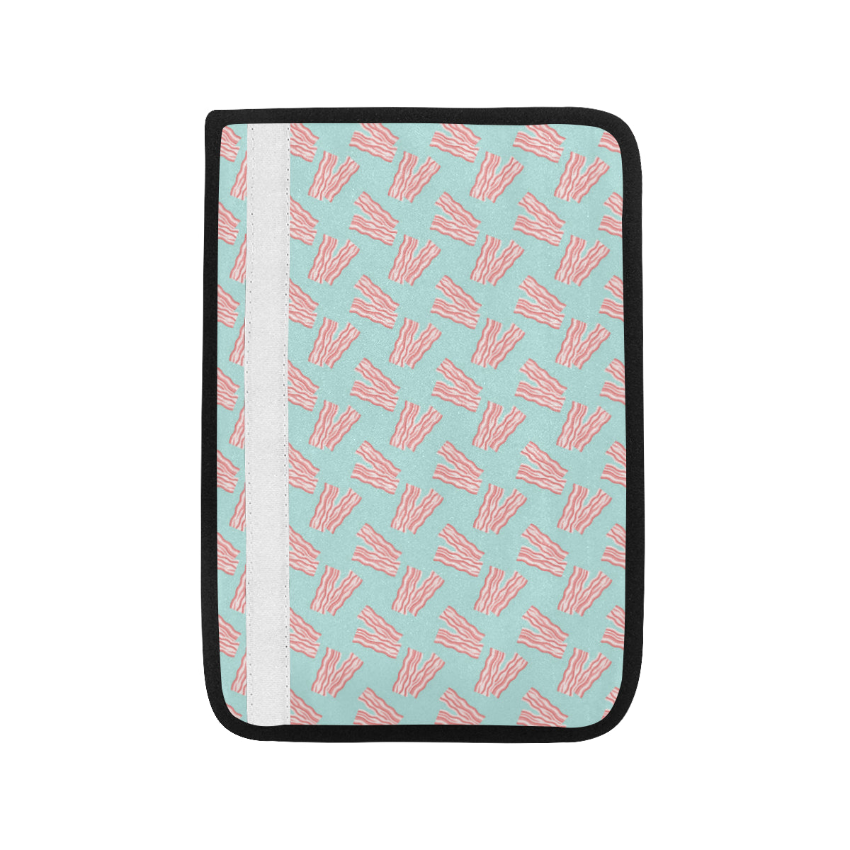 Bacon Pattern Print Design 04 Car Seat Belt Cover