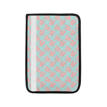 Bacon Pattern Print Design 04 Car Seat Belt Cover