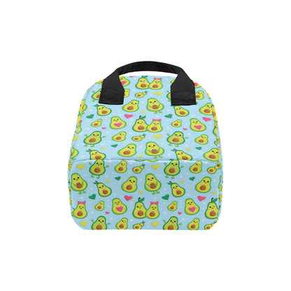 Avocado Pattern Print Design AC09 Insulated Lunch Bag