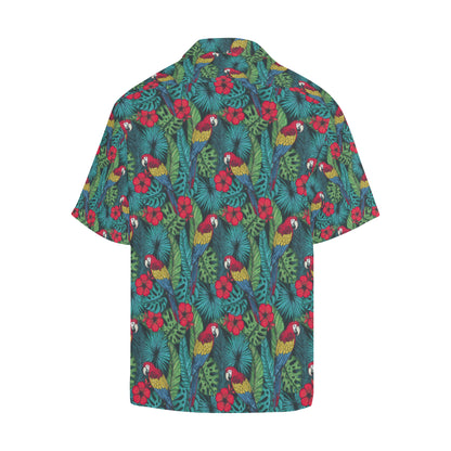 Parrot Pattern Print Design A05 Men's Hawaiian Shirt