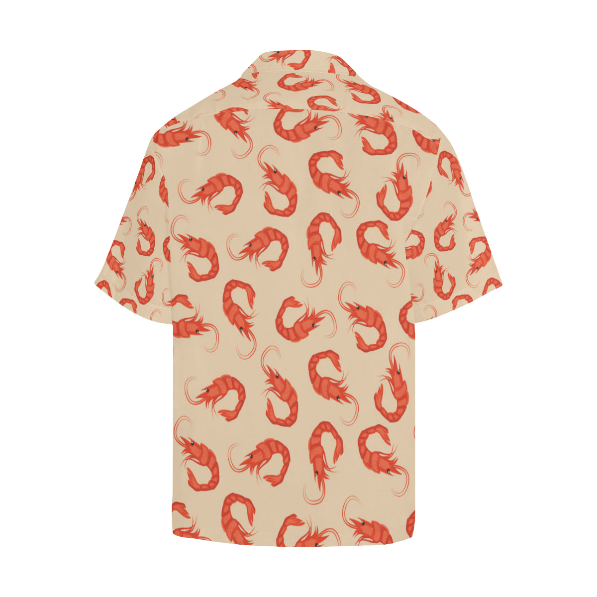 Prawn Pattern Print Design 02 Men's Hawaiian Shirt
