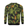 Bird Of Paradise Pattern Print Design BOP013 Men Long Sleeve Sweatshirt