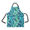 Brightness Tropical Palm Leaves Apron with Pocket