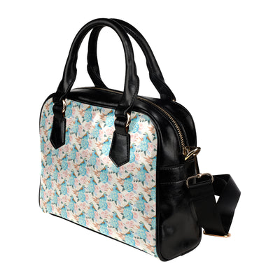 Bluebird Pattern Print Design 03 Shoulder Handbag