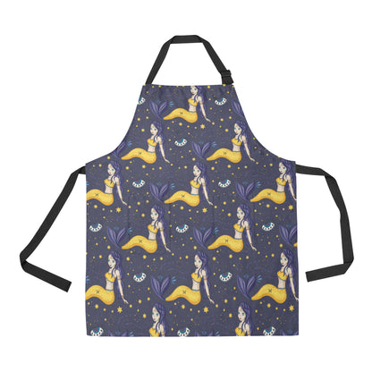 Pisces Pattern Print Design A04 Apron with Pocket
