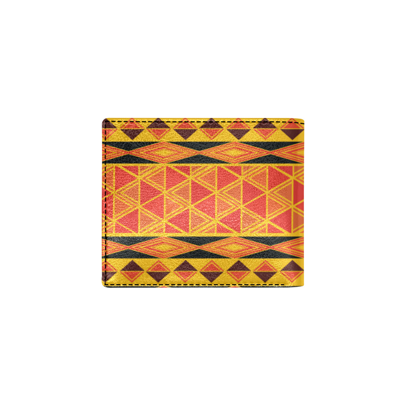 African Pattern Print Design 01 Men's ID Card Wallet