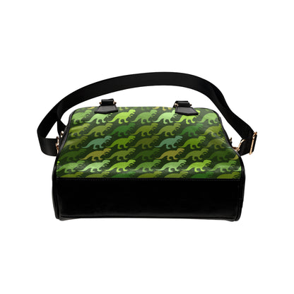 T Rex Pattern Print Design A03 Shoulder Handbag