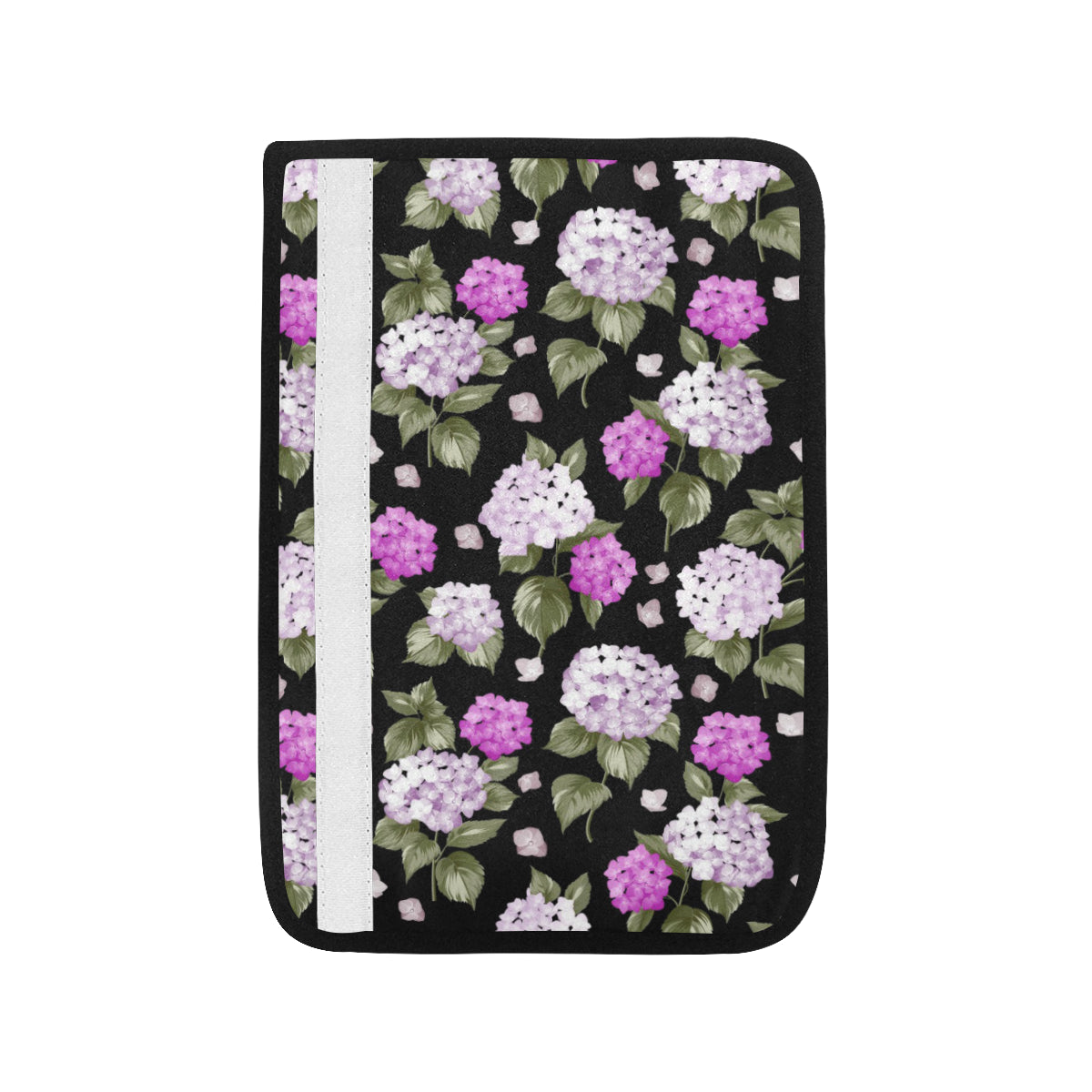 Hydrangea Pattern Print Design HD011 Car Seat Belt Cover
