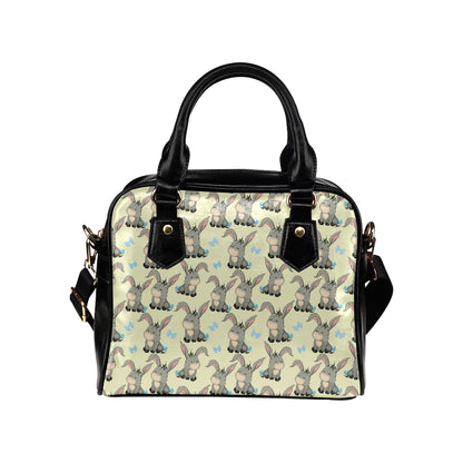 Donkey Baby Pattern Print Design 02 Shoulder Handbag