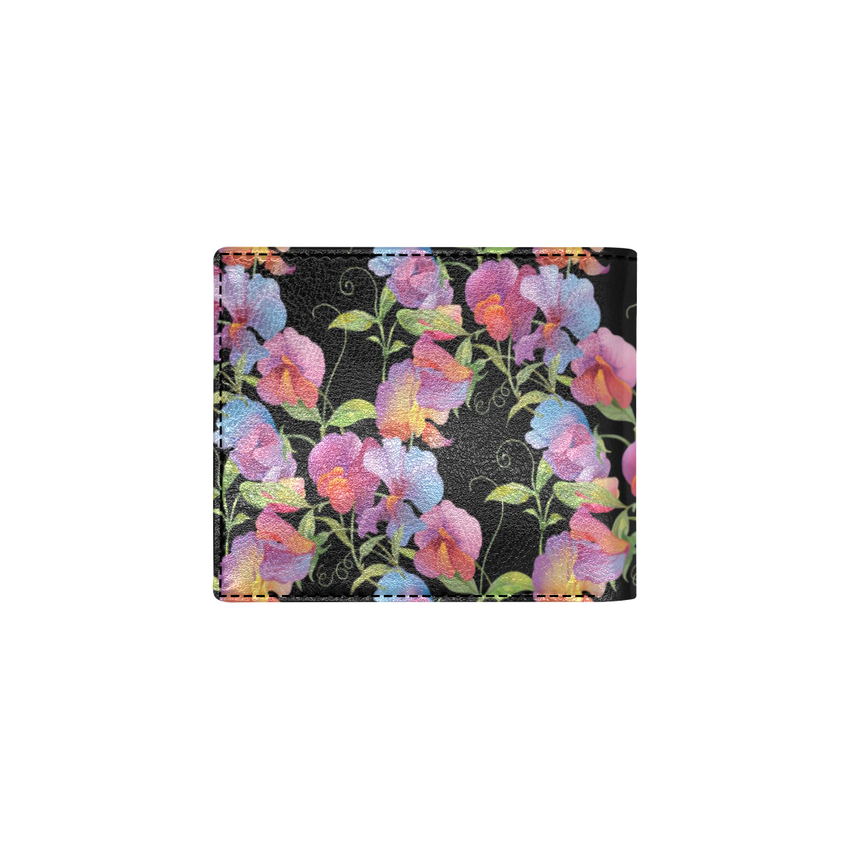 Peony Pattern Print Design PE012 Men's ID Card Wallet