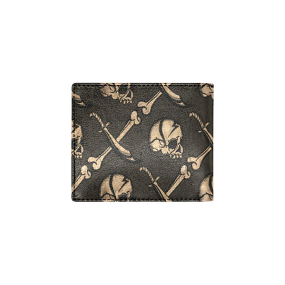 Pirate Pattern Print Design A03 Men's ID Card Wallet
