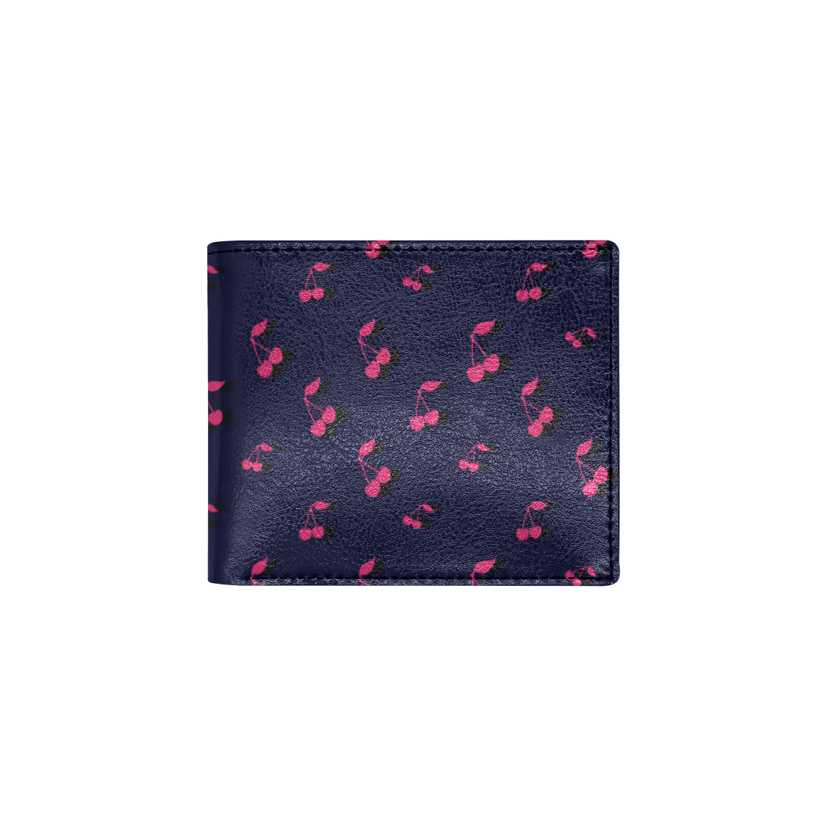 Cherry Pattern Print Design 02 Men's ID Card Wallet
