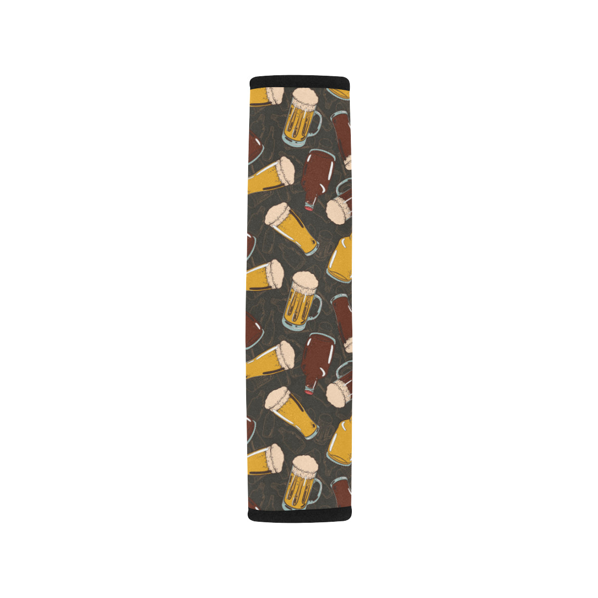 Beer Pattern Print Design 03 Car Seat Belt Cover