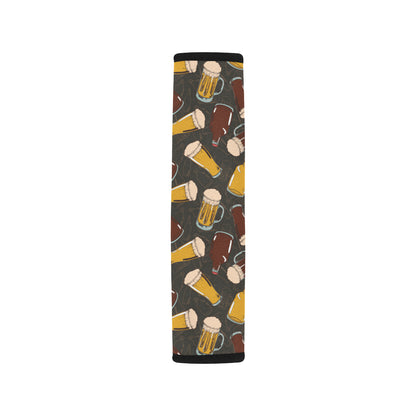 Beer Pattern Print Design 03 Car Seat Belt Cover
