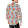 Rooster Pattern Print Design A05 Men's Long Sleeve Shirt