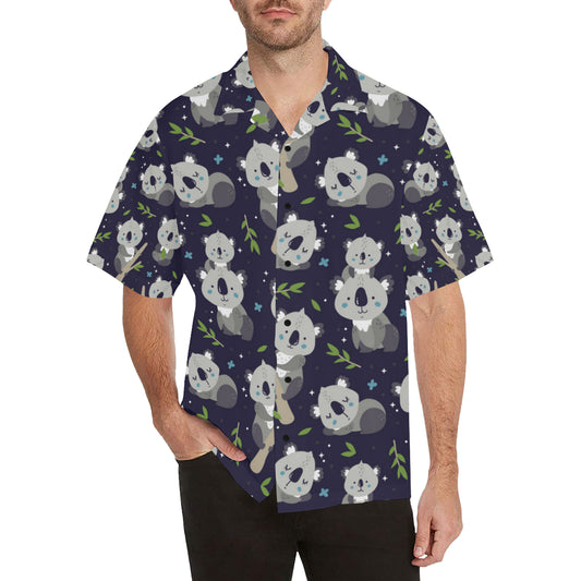 Koala Pattern Print Design 04 Men's Hawaiian Shirt