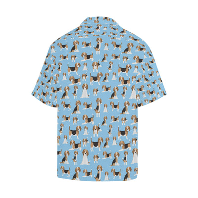 Beagle Pattern Print Design 03 Men's Hawaiian Shirt