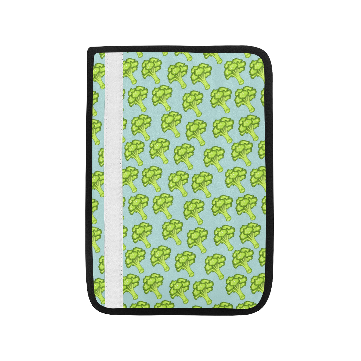 Broccoli Pattern Print Design 02 Car Seat Belt Cover