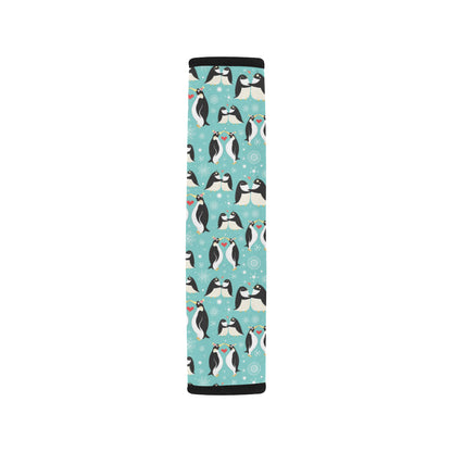 Penguin Love Print Car Seat Belt Cover