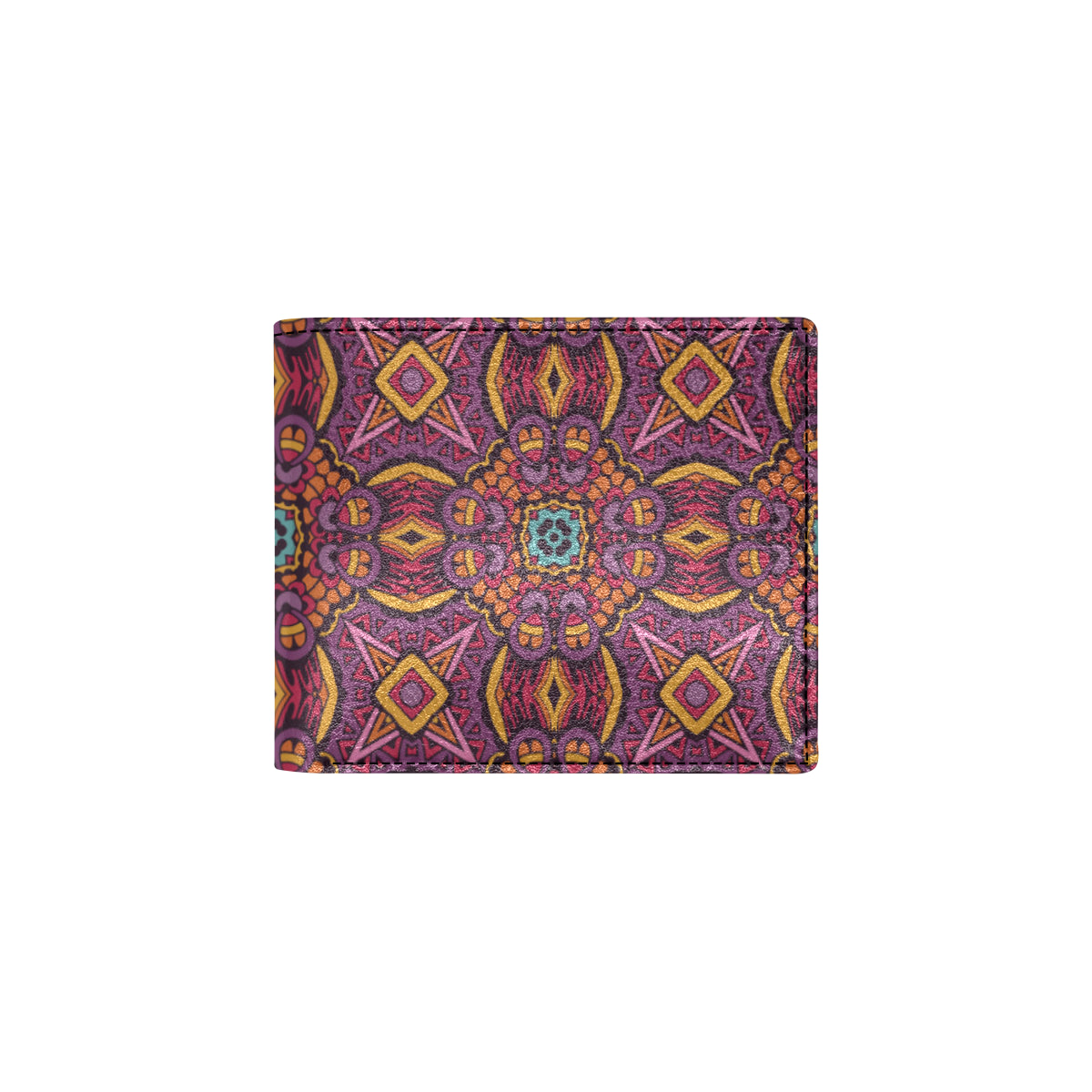 Bohemian Pattern Print Design 10 Men's ID Card Wallet