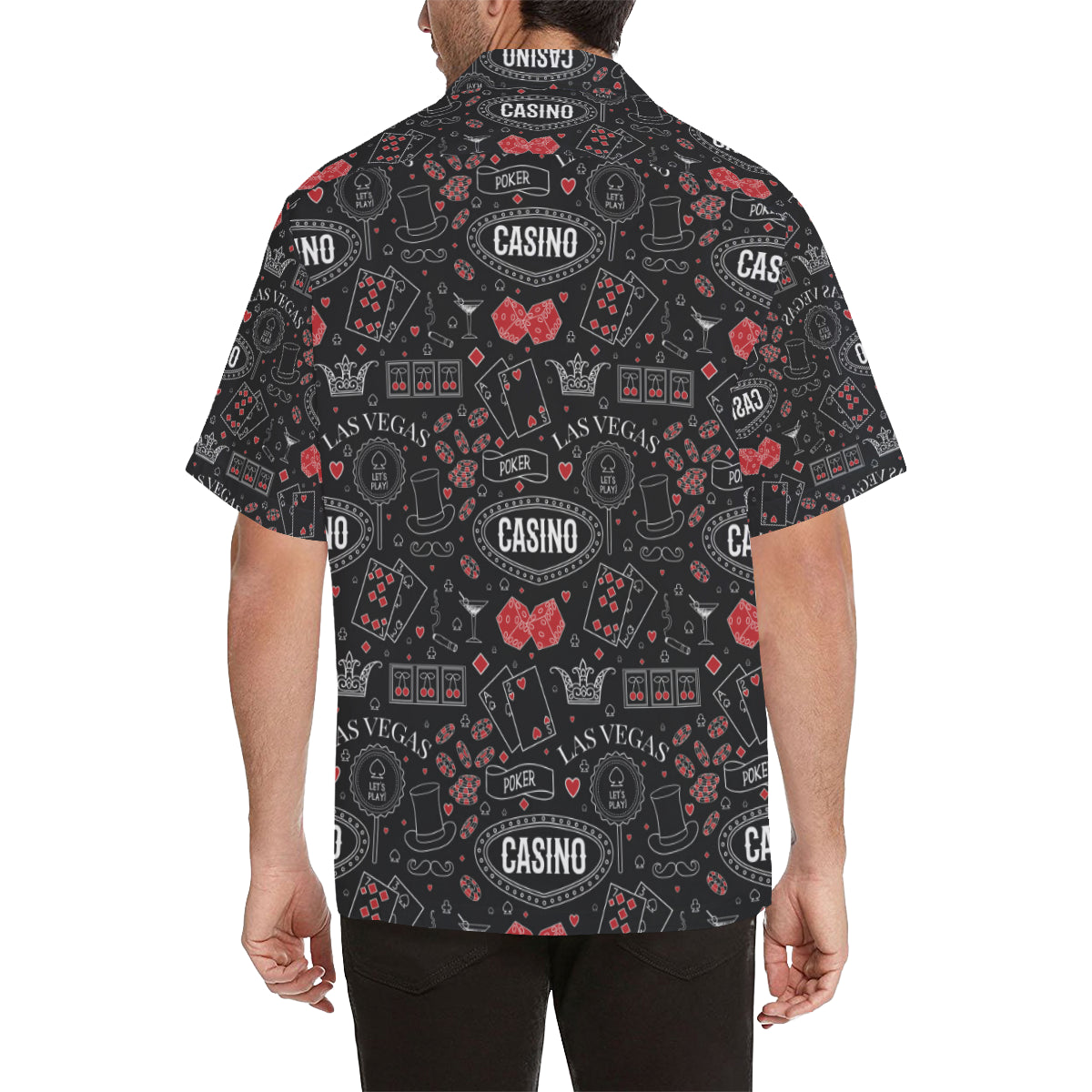 Casino Pattern Print Design 04 Men's Hawaiian Shirt