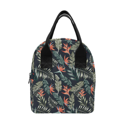 Bird Of Paradise Pattern Print Design BOP02 Insulated Lunch Bag