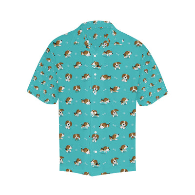 Beagle Pattern Print Design 05 Men's Hawaiian Shirt