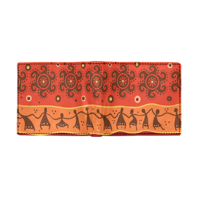 African Pattern Print Design 04 Men's ID Card Wallet