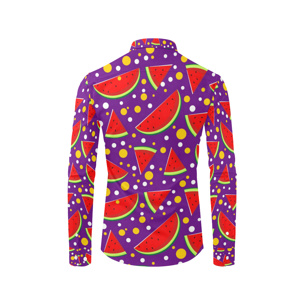 Watermelon Pattern Print Design WM010 Men's Long Sleeve Shirt