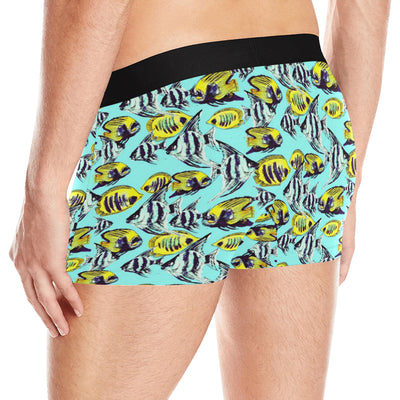 Angelfish Pattern Print Design 02 Men's Boxer Briefs