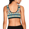 Aztec Pattern Print Design 02 Sports Bra