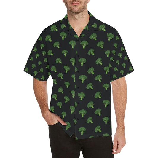 Broccoli Pattern Print Design 04 Men's Hawaiian Shirt