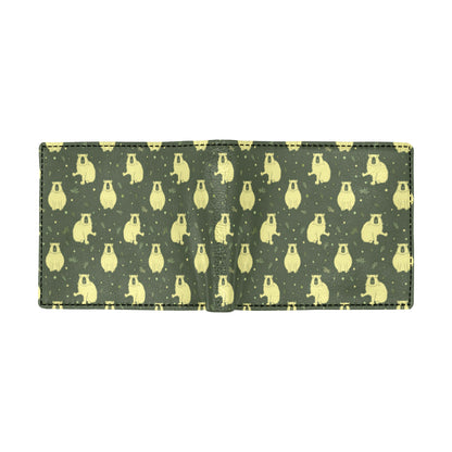 Capybara Pattern Print Design 03 Men's ID Card Wallet