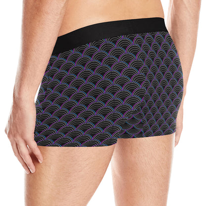 Mermaid Pattern Print Design 09 Men's Boxer Briefs