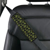 Green Tribal Turtle Polynesian Themed Car Seat Belt Cover