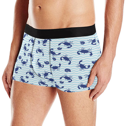 Crab Pattern Print Design 04 Men's Boxer Briefs