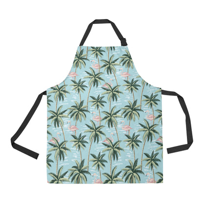 Palm Tree Pattern Print Design PT05 Apron with Pocket