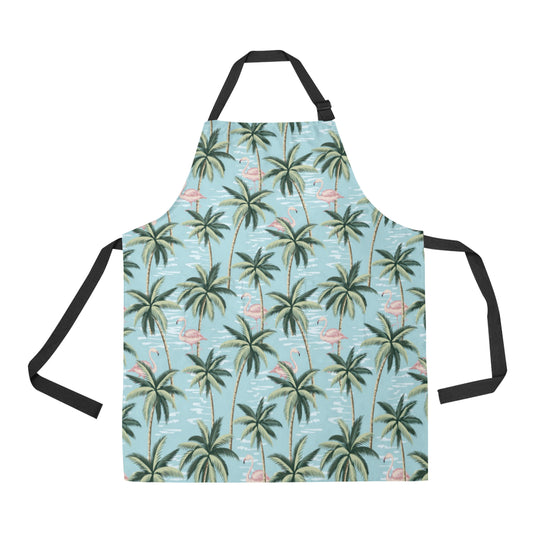 Palm Tree Pattern Print Design PT05 Apron with Pocket