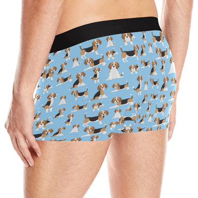 Beagle Pattern Print Design 03 Men's Boxer Briefs