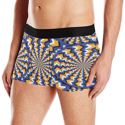 Optical illusion Pattern Print Design A01 Men's Boxer Briefs