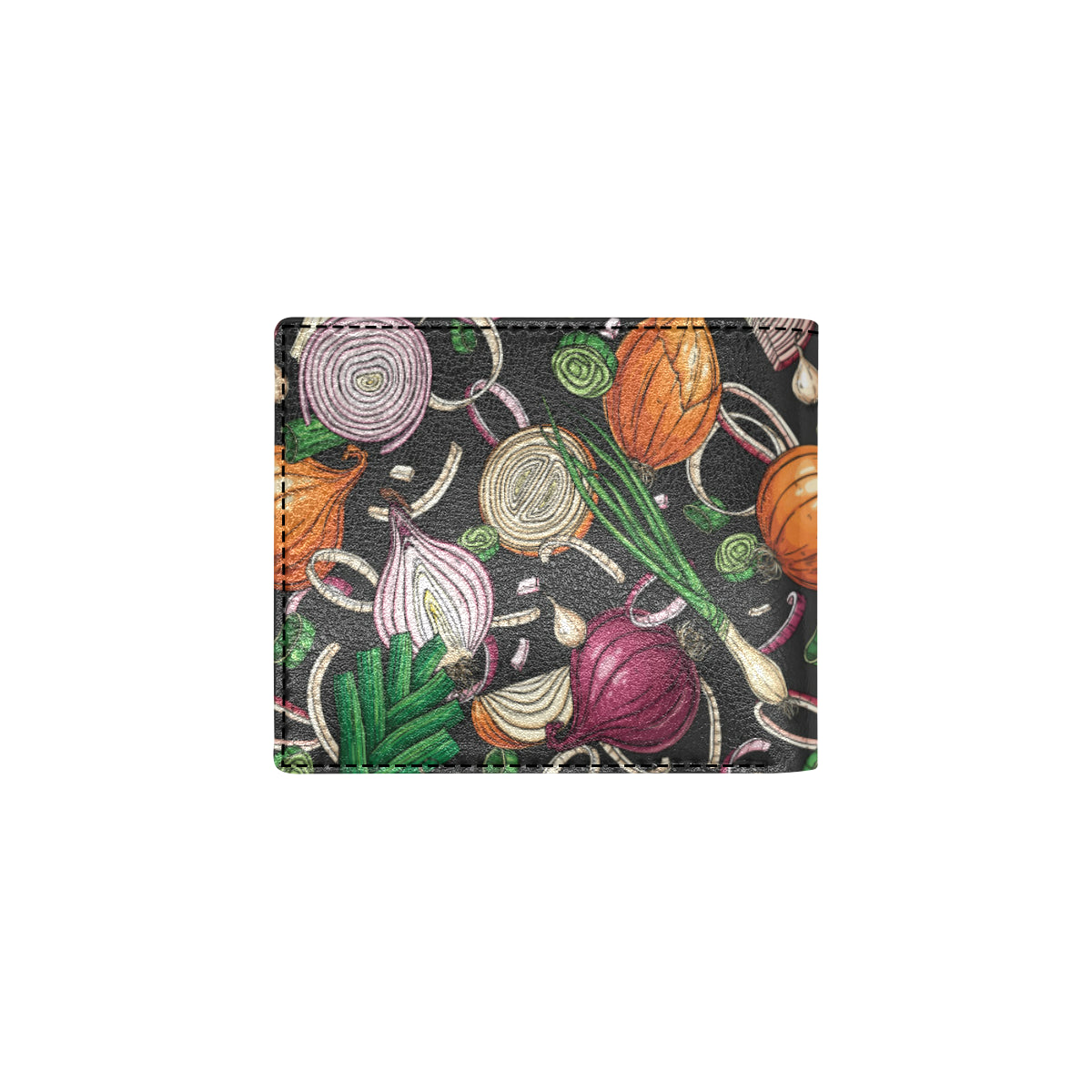 Onion Pattern Print Design A03 Men's ID Card Wallet