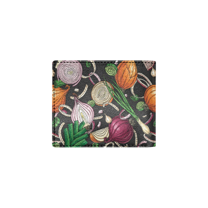 Onion Pattern Print Design A03 Men's ID Card Wallet