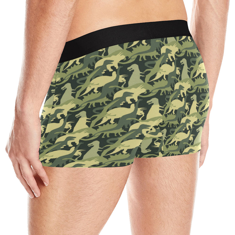 Camouflage Dinosaur Pattern Print Design 03 Men's Boxer Briefs