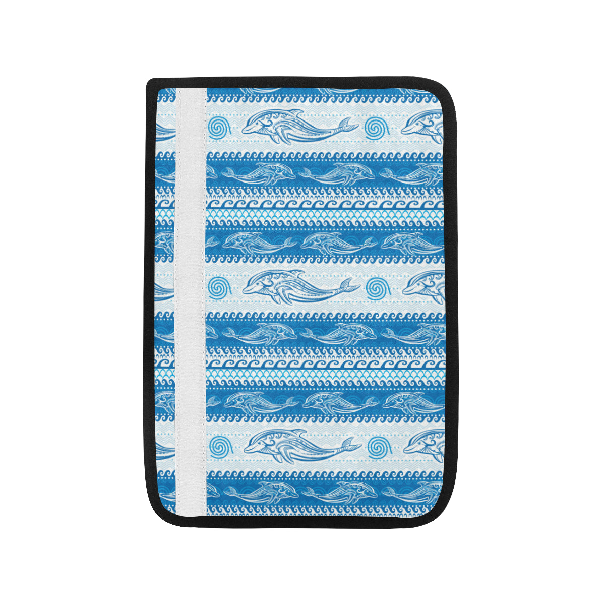 Dolphin Tribal Print Pattern Car Seat Belt Cover